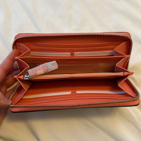 Multi-color, striped, Coach wallet - Picture 3 of 5